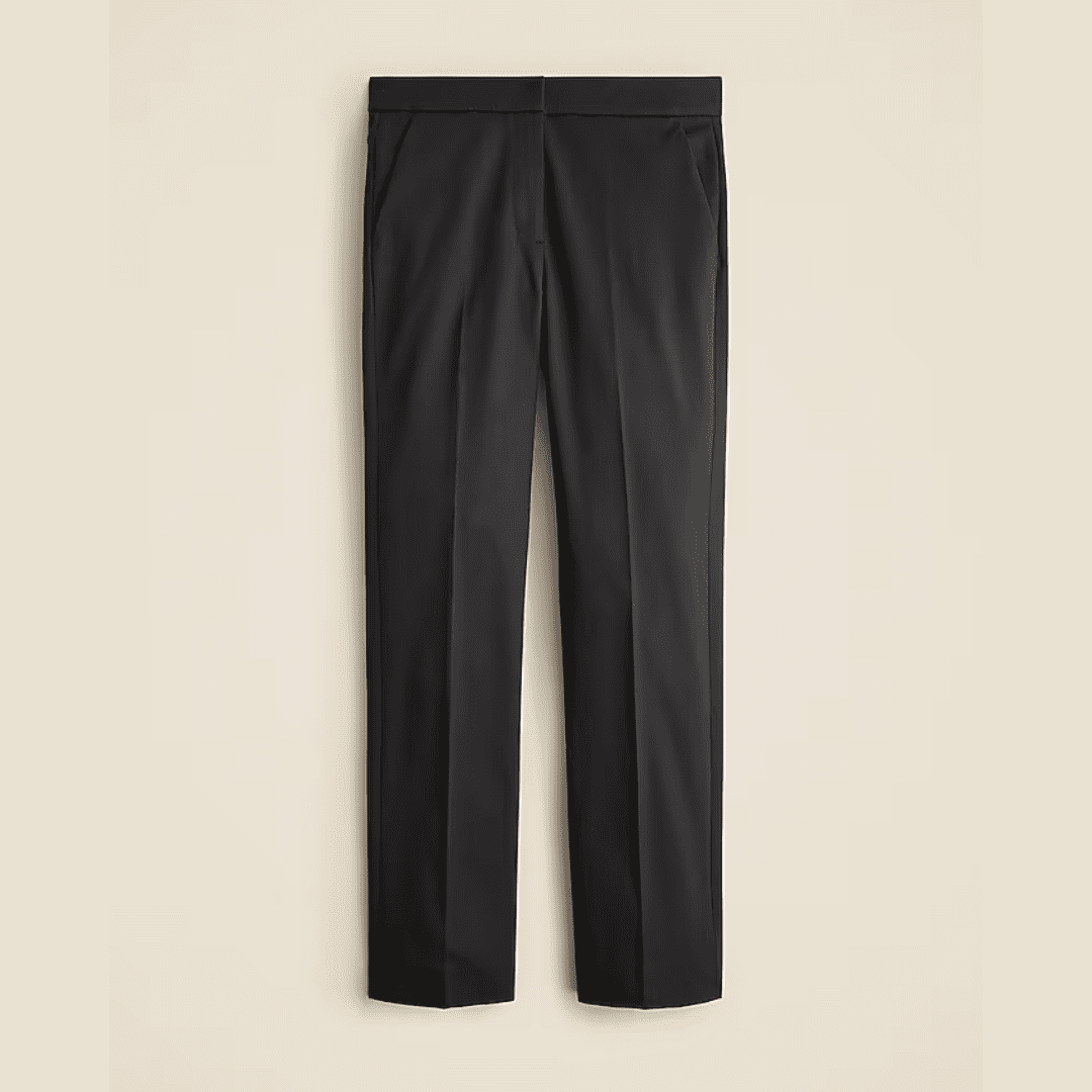 J.CREW Kate Straight-Leg Pant In Bi-Stretch Cotton Blend