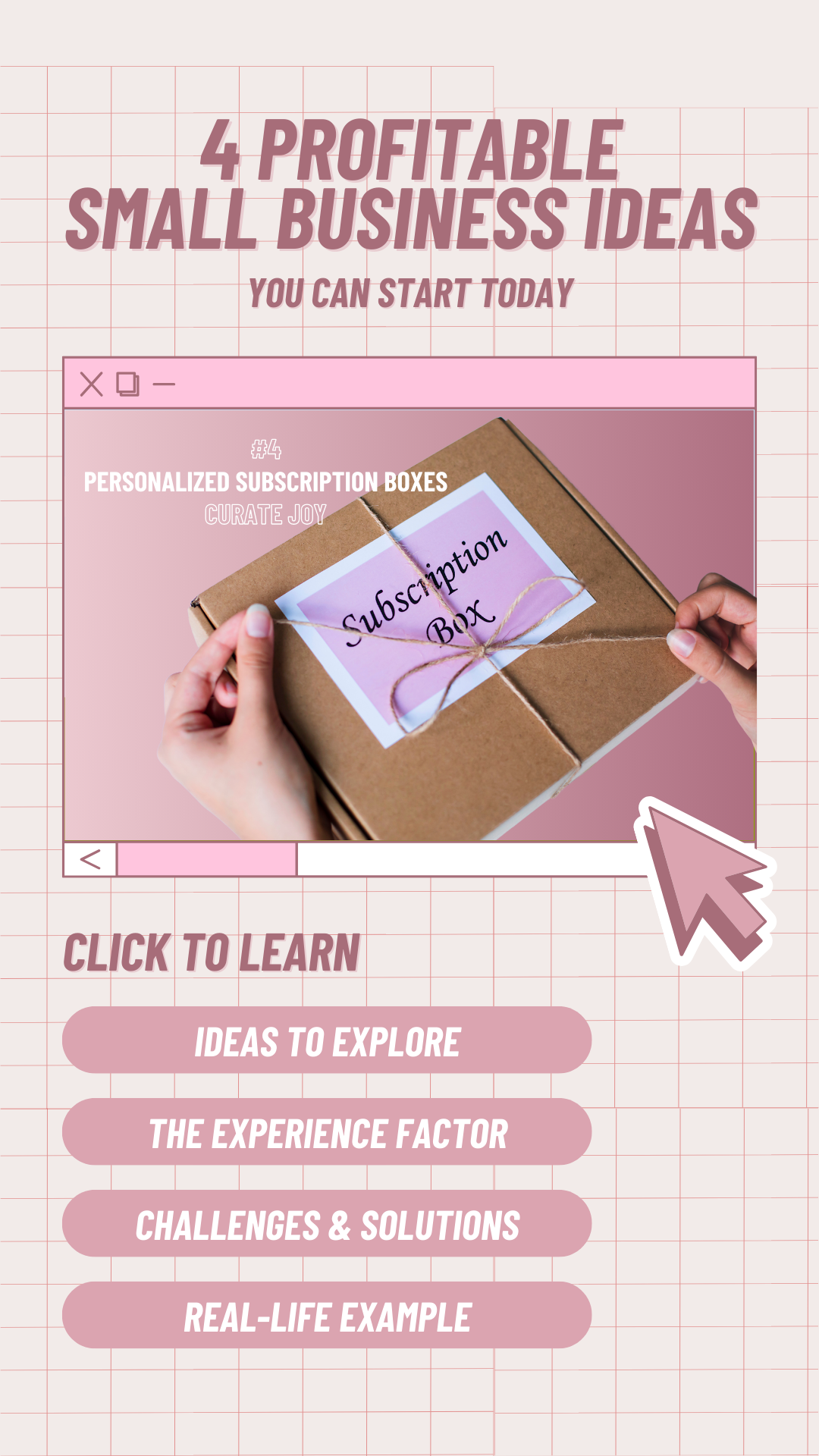 4 Profitable Small Business Ideas You Can Start Today (and Actually Enjoy!). #4: Personalized Subscription Boxes: Curate Joy