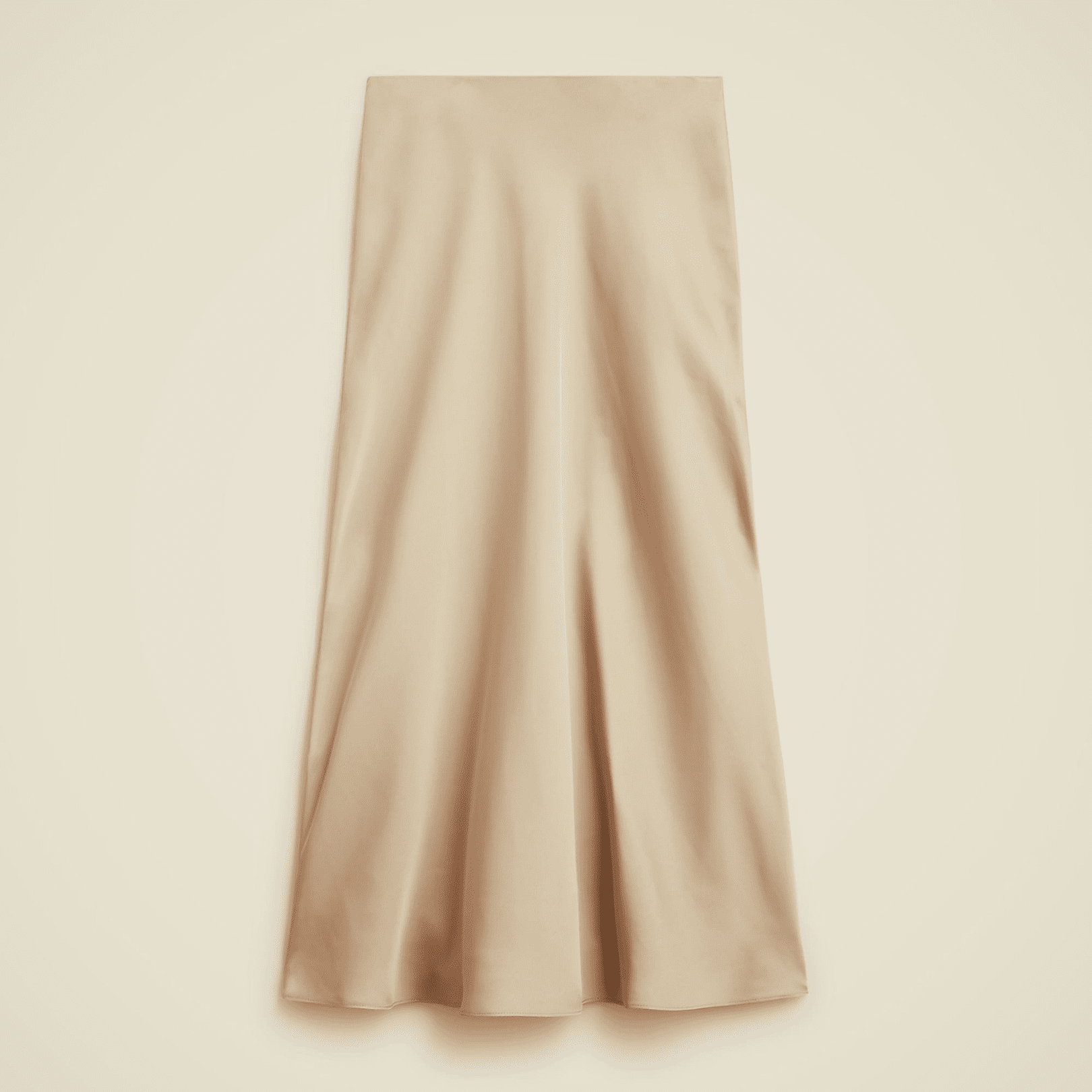 5 Styling Tips & 19 Outfit Ideas to Elevate Your Casual Work Outfits (Without Spending More). J.CREW Gwyneth Slip Skirt – Light Khaki