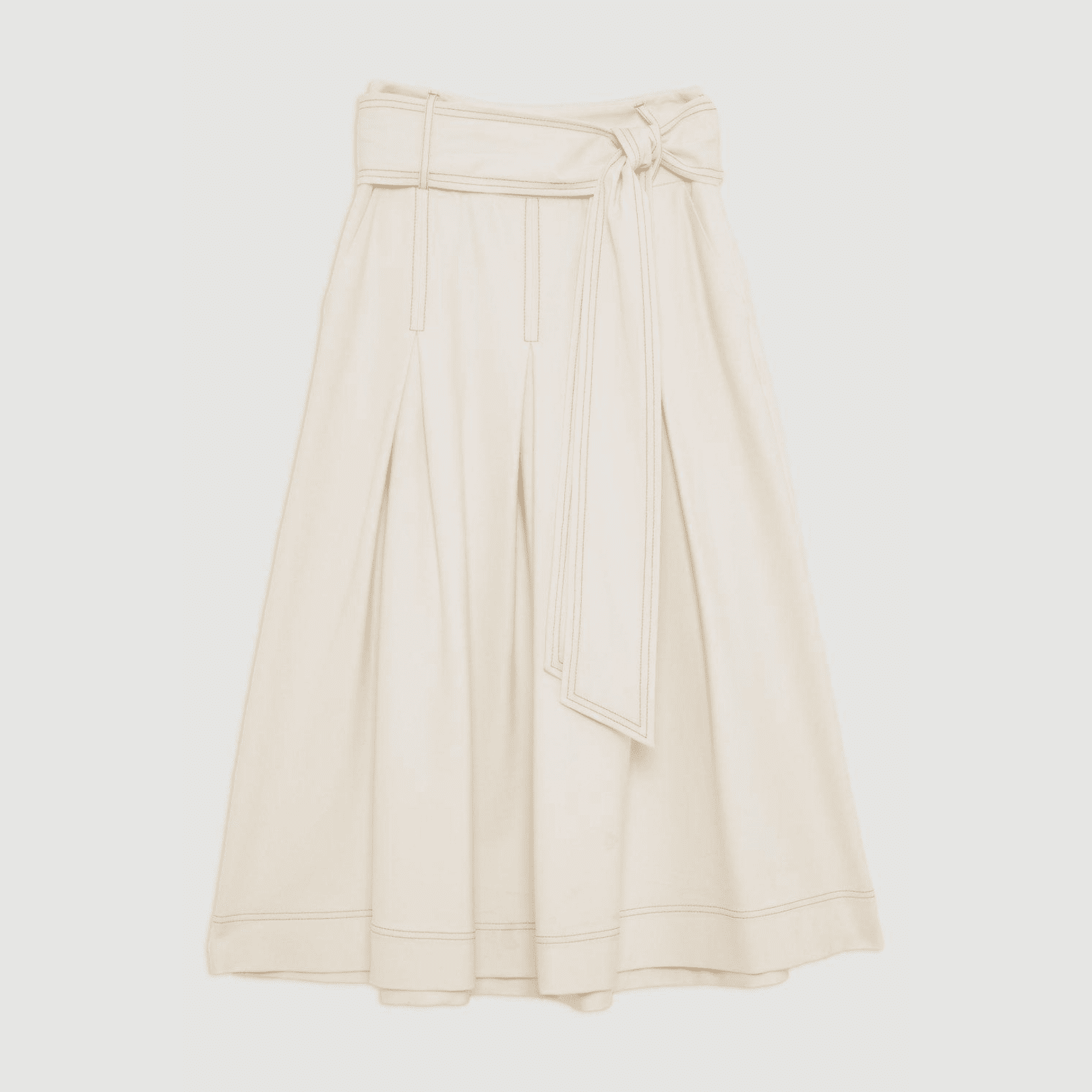 5 Styling Tips & 19 Outfit Ideas to Elevate Your Casual Work Outfits (Without Spending More). KAREN MILLEN Tailored Full Skirted Belted Midaxi Skirt