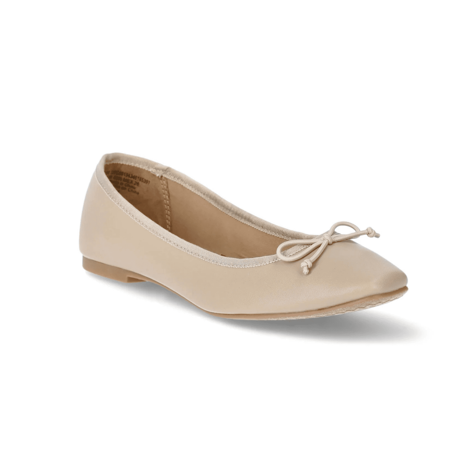 5 Styling Tips & 19 Outfit Ideas to Elevate Your Casual Work Outfits (Without Spending More). WALMART | TIME AND TRU String Bow Ballet - Tan