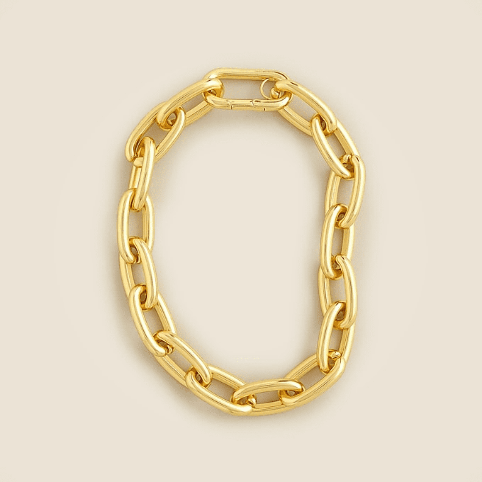 5 Styling Tips & 19 Outfit Ideas to Elevate Your Casual Work Outfits (Without Spending More). J.CREW Metallic Chainlink Necklace - Burnished Gold