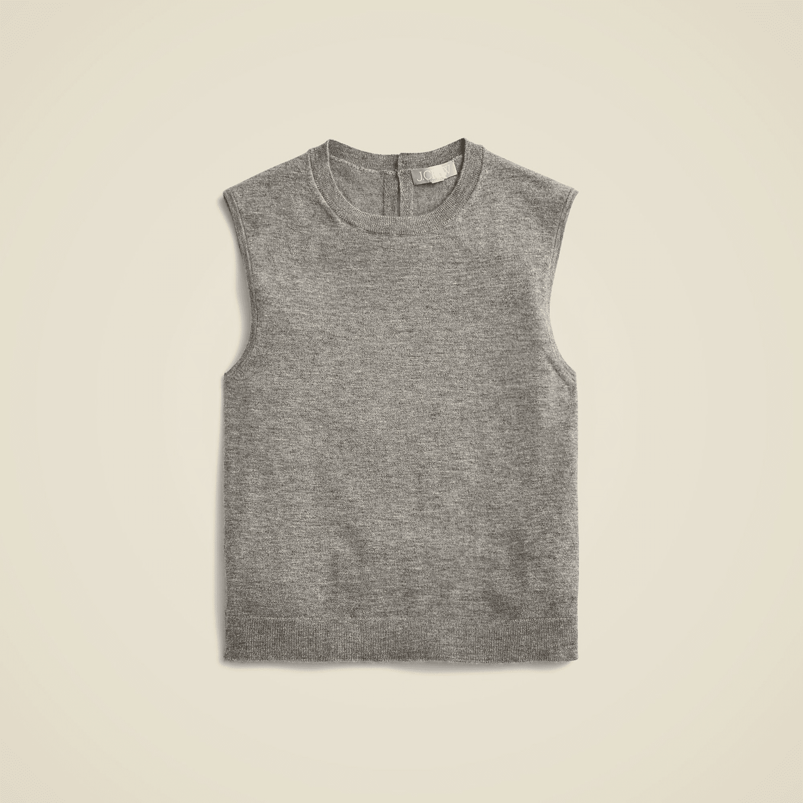 5 Styling Tips & 19 Outfit Ideas to Elevate Your Casual Work Outfits (Without Spending More). J.CREW Featherweight Cashmere-Blend Cropped Sweater Shell - Hthr Graphite