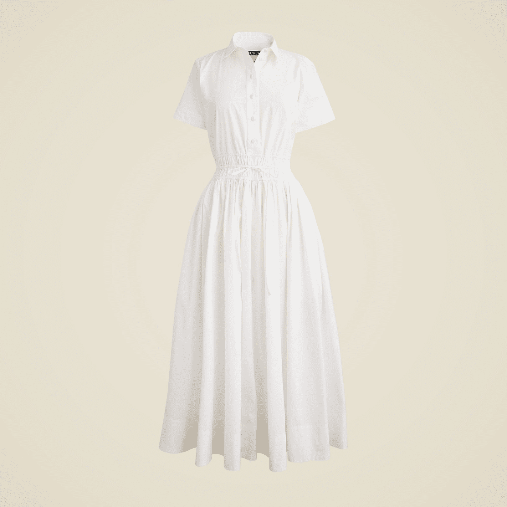 5 Styling Tips & 19 Outfit Ideas to Elevate Your Casual Work Outfits (Without Spending More). J.CREW Elena Shirtdress In Cotton Poplin - White