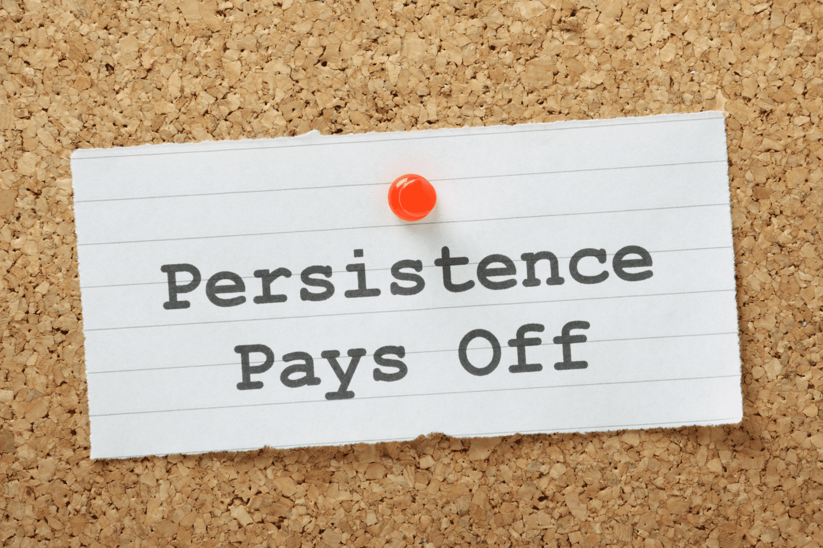 Persistent pays off