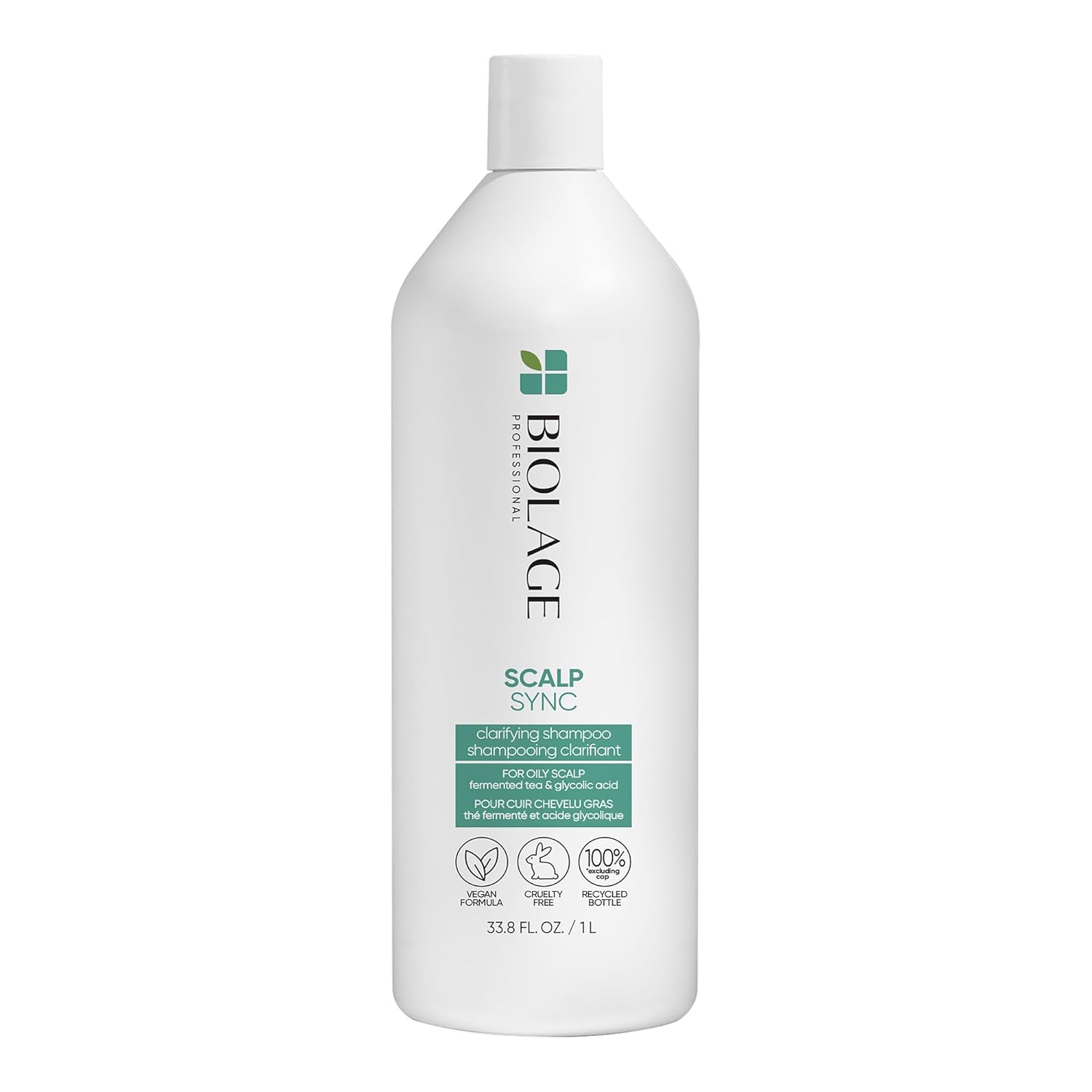 AMAZON | BIOLAGE | Scalp Sync Clarifying Shampoo - Removes Residue, Buildup & Excess Oil, For Oily Hair & Scalp – 33.8 FL. OZ. : 1L