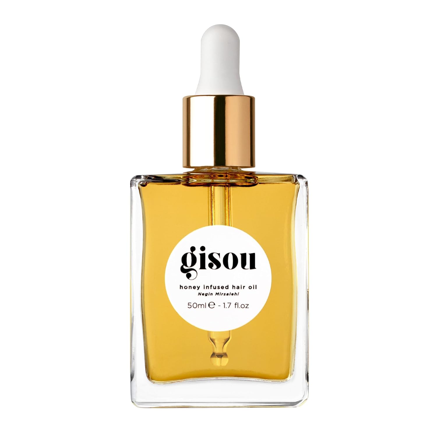 AMAZON | GISOU | Honey Infused Hair Oil, Enriched with Mirsalehi Honey for Deep Nourishment, Hydration, Frizz Control, Heat Protection and Hair Shine, Hair Oil for Damaged Hair and Dry Hair – 1.7 fl oz