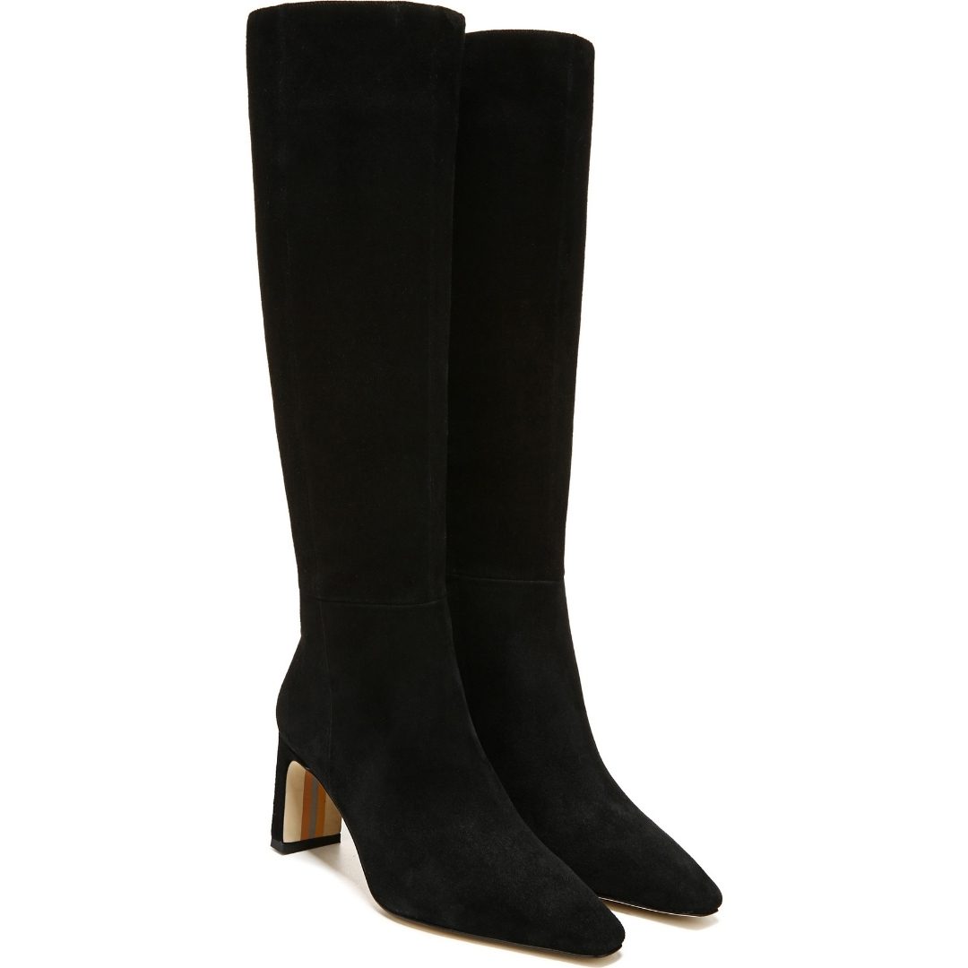 NORDSTROM | SAM EDELMAN | Sylvia Knee High Boot (Women) – Black Suede