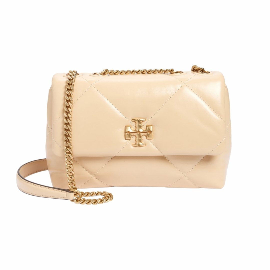 NORDSTROM | TORY BURCH | Small Kira Diamond Quilted Convertible Leather Shoulder Bag – Vanilla Soft Serverd