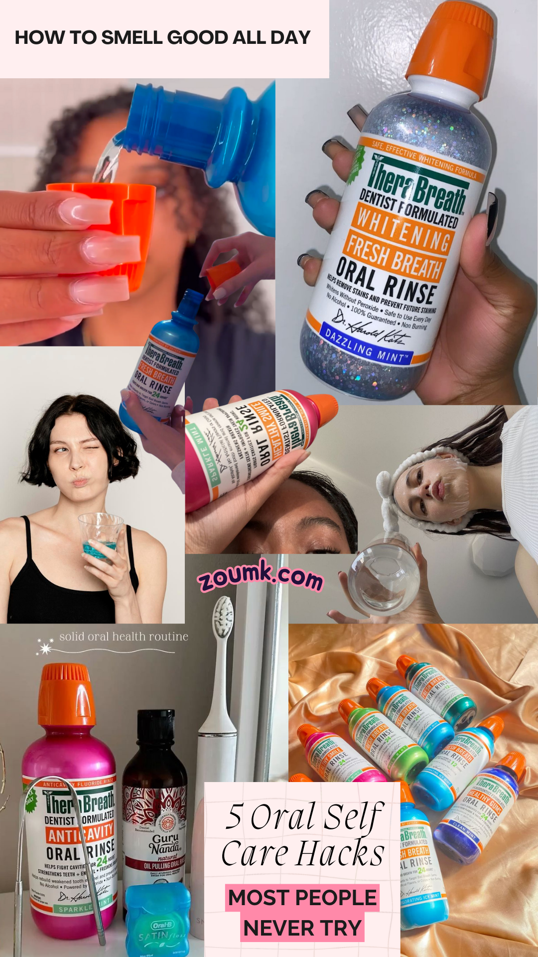 How to Smell Good All Day: 5 Oral Self Care Hacks Most People Never Try Non-toxic natural mouthwash No alcohol burning your mouth, Completely vegan-friendly, No weird artificial colors or fake sweeteners