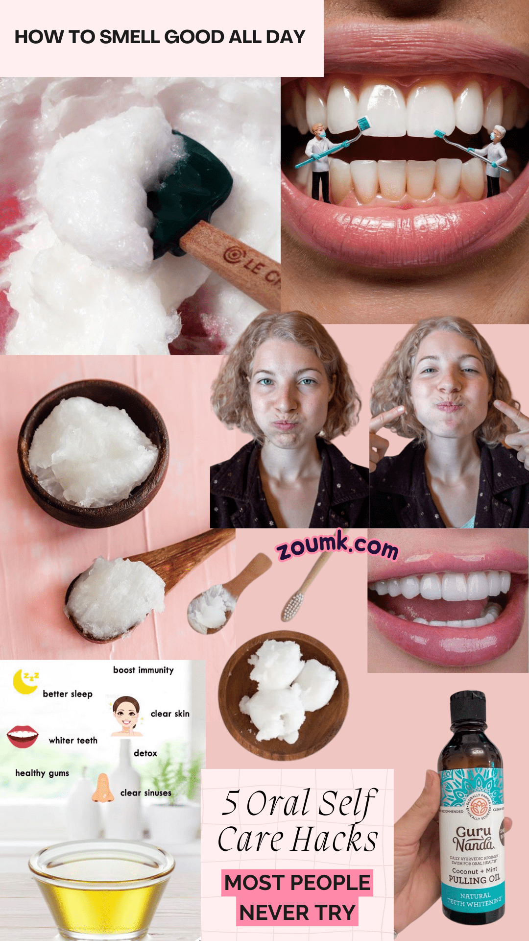 How to Smell Good All Day: 5 Oral Self Care Hacks Most People Never Try Oil Pulling Teeth Whitening