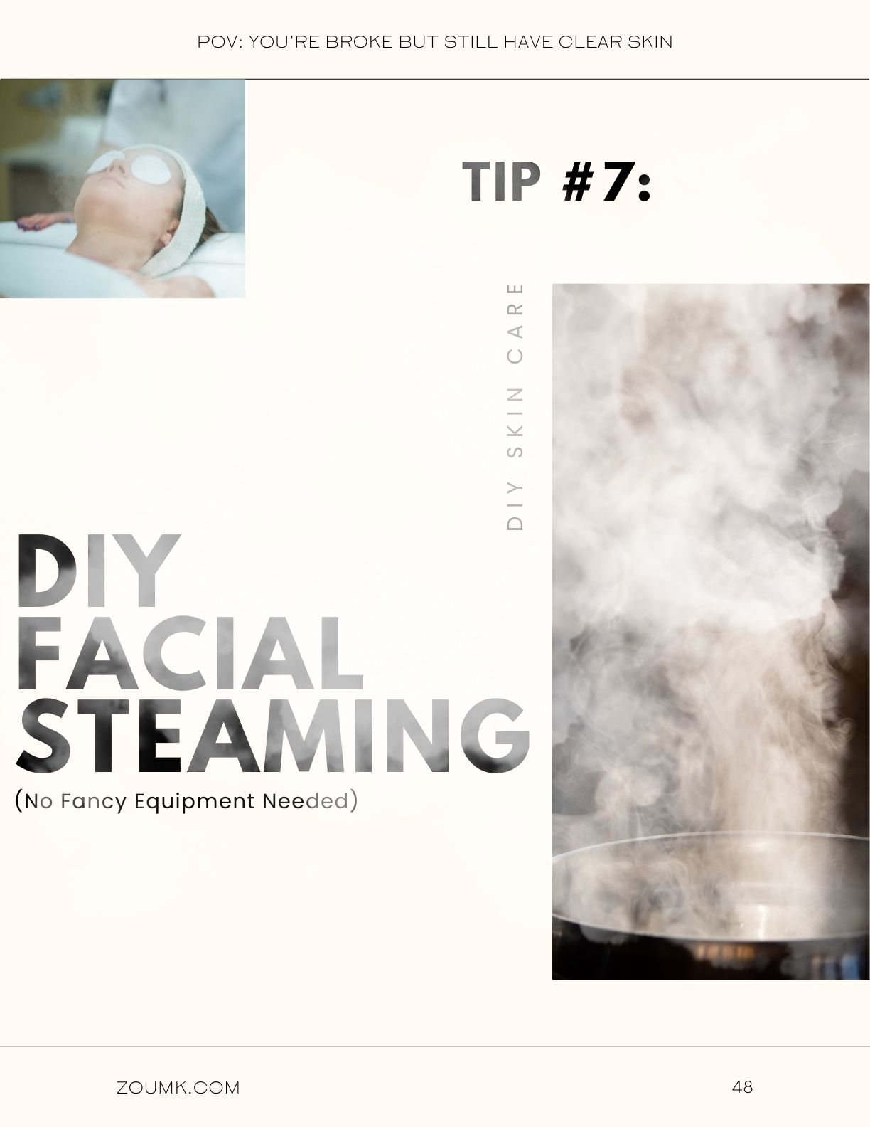 POV You’re broke but still have CLEAR SKIN, & now people DEMAND you to spill the tea. (15 Dirt CHEAP DIY Skin Care Tips for Acne) zoumk.com