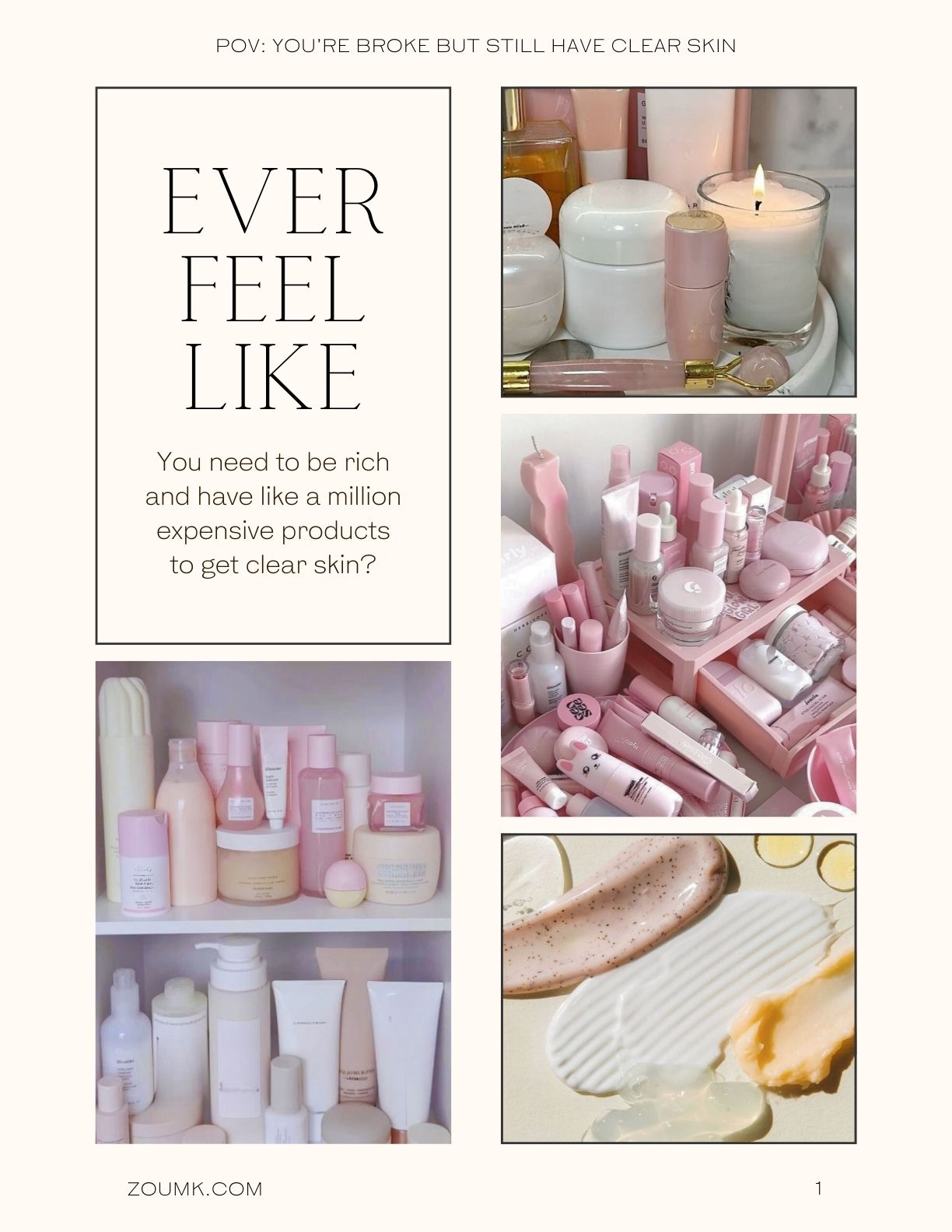 POV You’re broke but still have CLEAR SKIN, & now people DEMAND you to spill the tea. (15 Dirt CHEAP DIY Skin Care Tips for Acne) zoumk.com